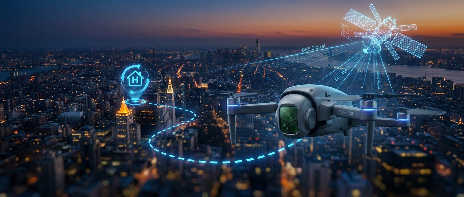 Positionnement GPS du SkyPilot