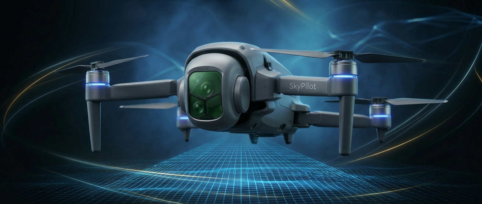 Vol stationnaire par flux optique du SkyPilot